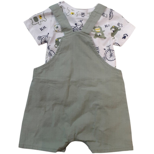 Alta Linea Kids Fashion Completo Bambino 2 Pezzi Maglietta con Salopette XNO - 2208 - DarSaGiocattoli