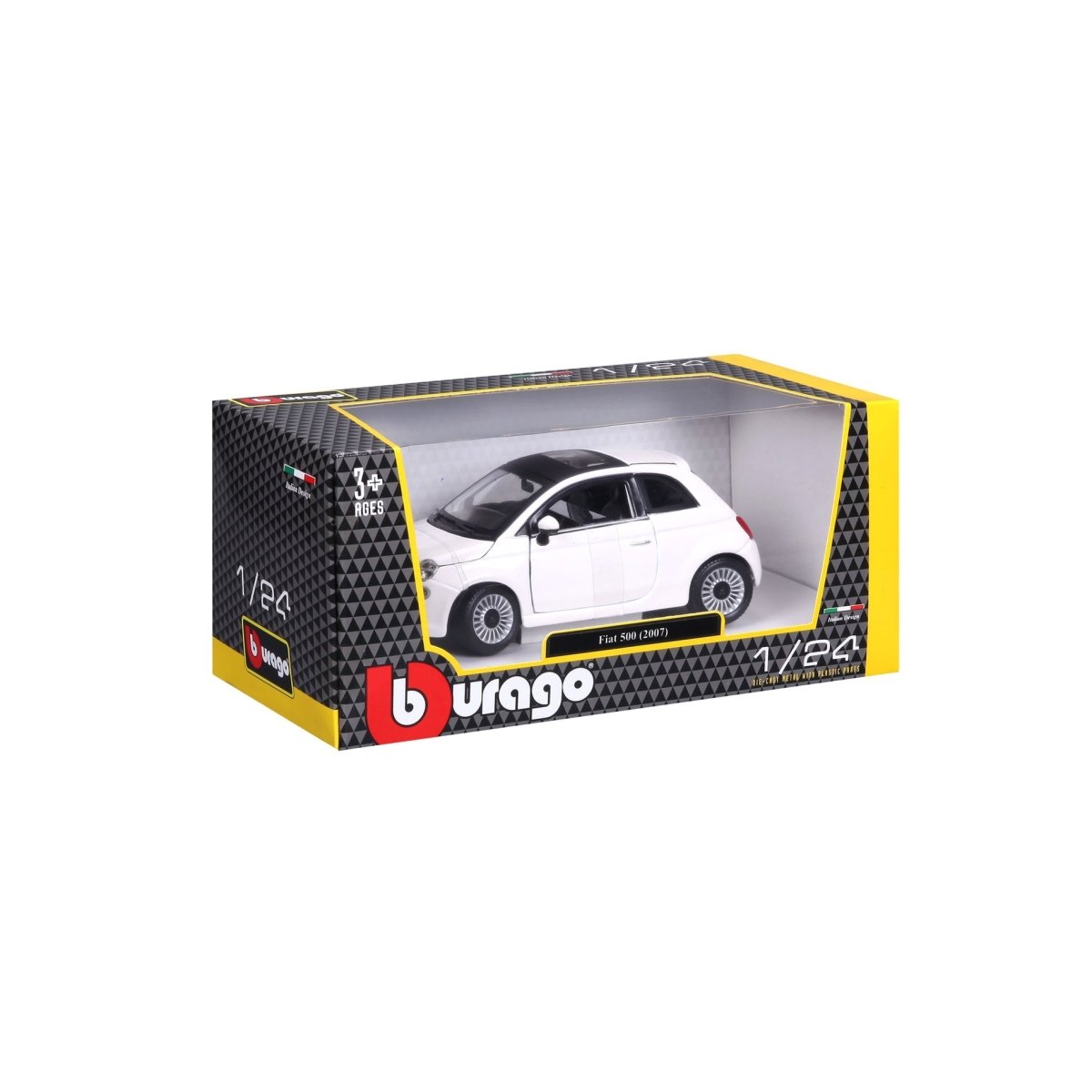 Auto Fiat 500 Scala 1:24 Burago 18 - 22106 - 4893993221066 - DarSaGiocattoli