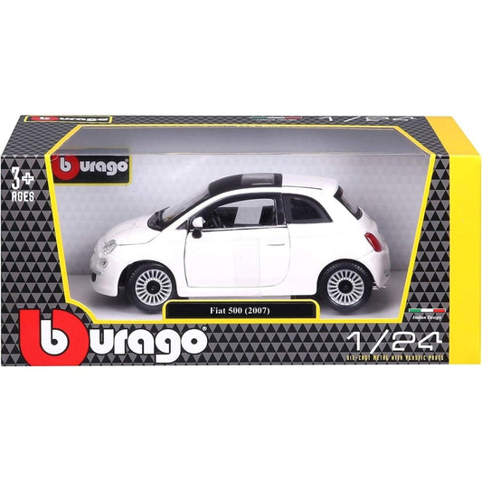 Auto Fiat 500 Scala 1:24 Burago 18 - 22106 - 4893993221066 - DarSaGiocattoli