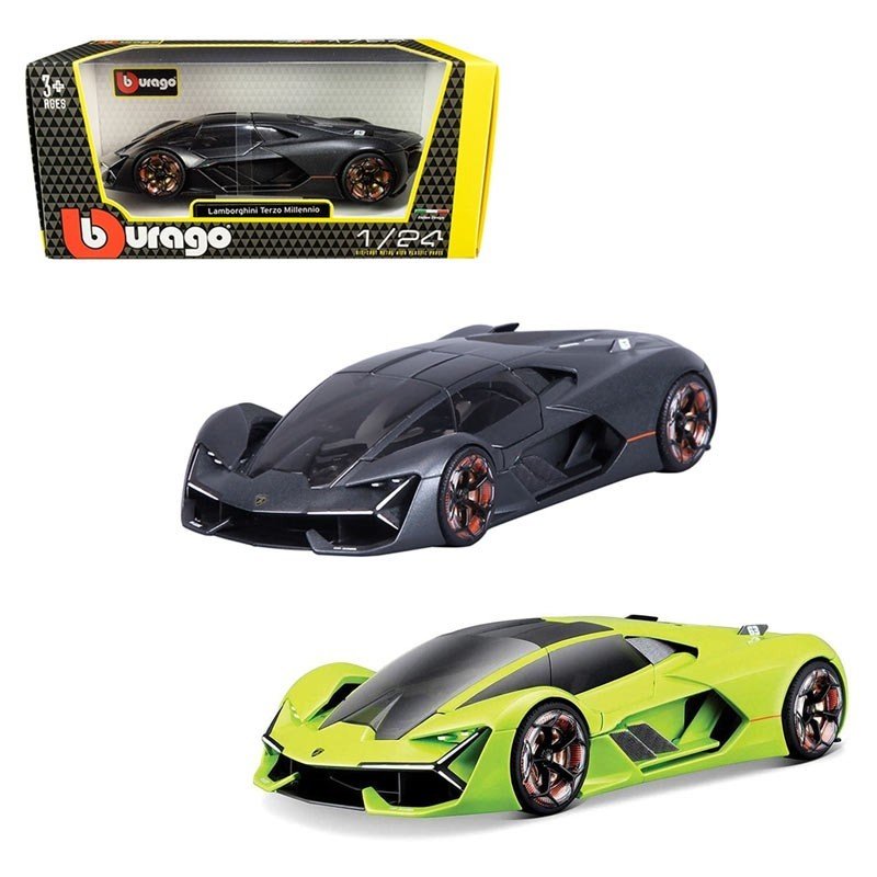 Auto Lamborghini Terzo Millennio 1:24 Due Modelli Assortiti Burago 18-21094 - 4893993210947 - DarSaGiocattoli