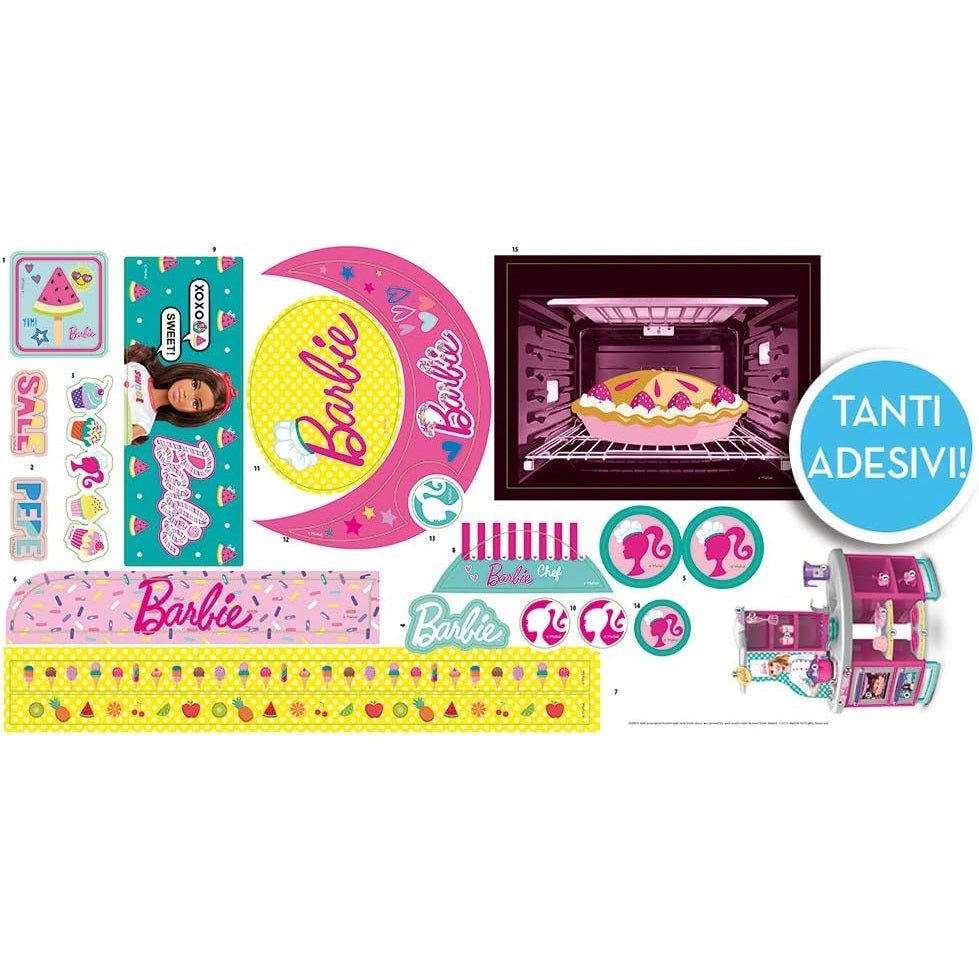 Barbie Cucina 106cm Pasta Da Modellare Grandi Giochi GG0527 - 8005124005278 - DarSaGiocattoli
