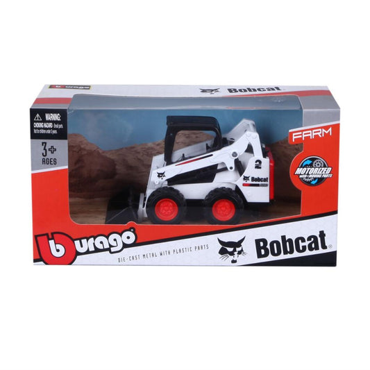 Bobcat Mezzo Da Lavoro 10 cm Scala 1:43 Assortiti Burago 18 - 31800 - 4893993318001 - DarSaGiocattoli