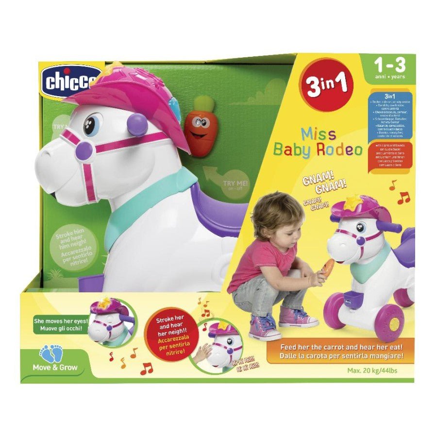 Chicco Baby Rodeo Italia 2022 Cavalcabile 11314.100 - 8058664158966 - DarSaGiocattoli