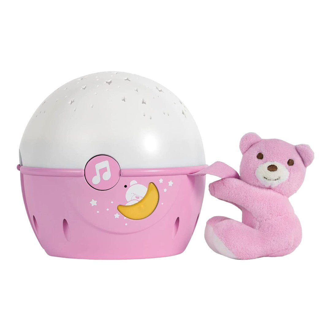 Chicco Next2Stars Luce Notturna per Bambini con Pupazzo (Rosa) - 8058664062348 - DarSaGiocattoli