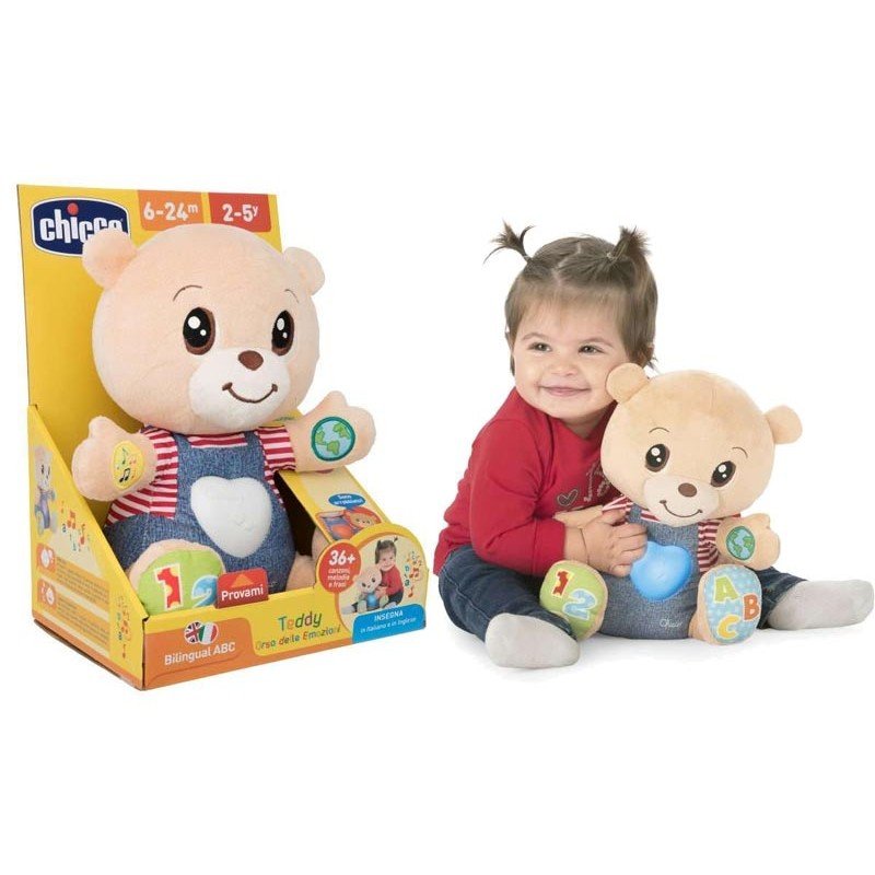 Chicco Teddy Orso delle Emozioni Peluche Evolutivo 07947 - 8058664067374 - DarSaGiocattoli