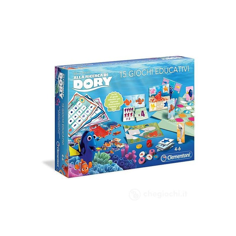 Clementoni 15 Giochi Educativi Dory 11864 - 8005125118649 - DarSaGiocattoli