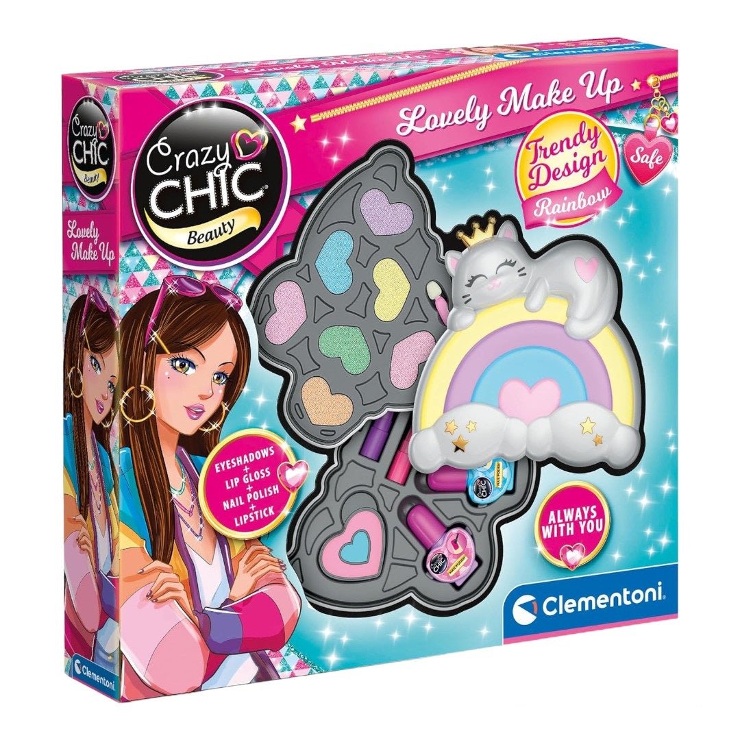 Clementoni Crazy Chic - Lovely Make Up: Rainbow - Trousse Trucchi 18793 - 8005125187935 - DarSaGiocattoli