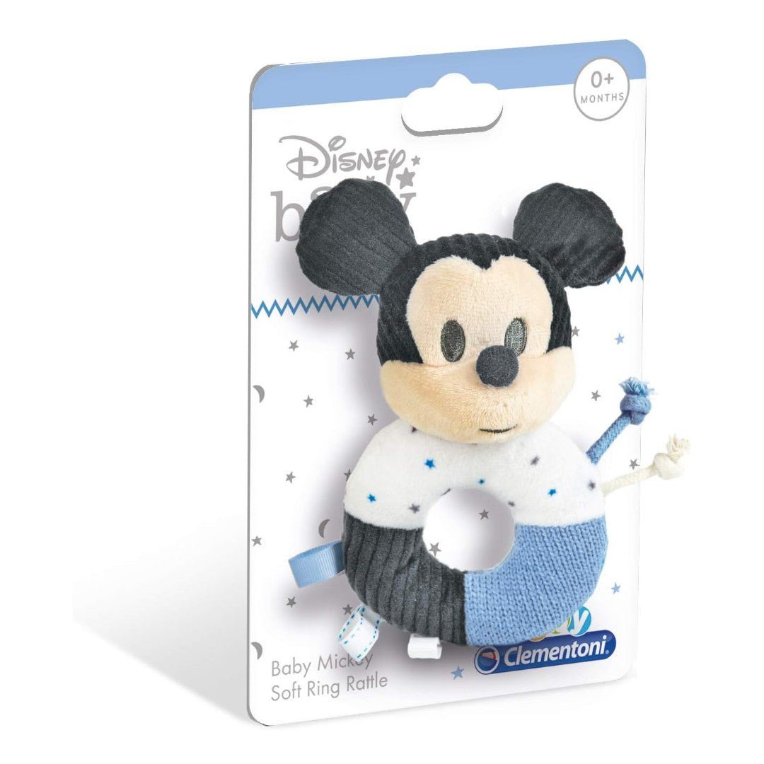 Clementoni Disney Baby Mickey Morbido Anello Sonaglino 17339 - 8005125173396 - DarSaGiocattoli