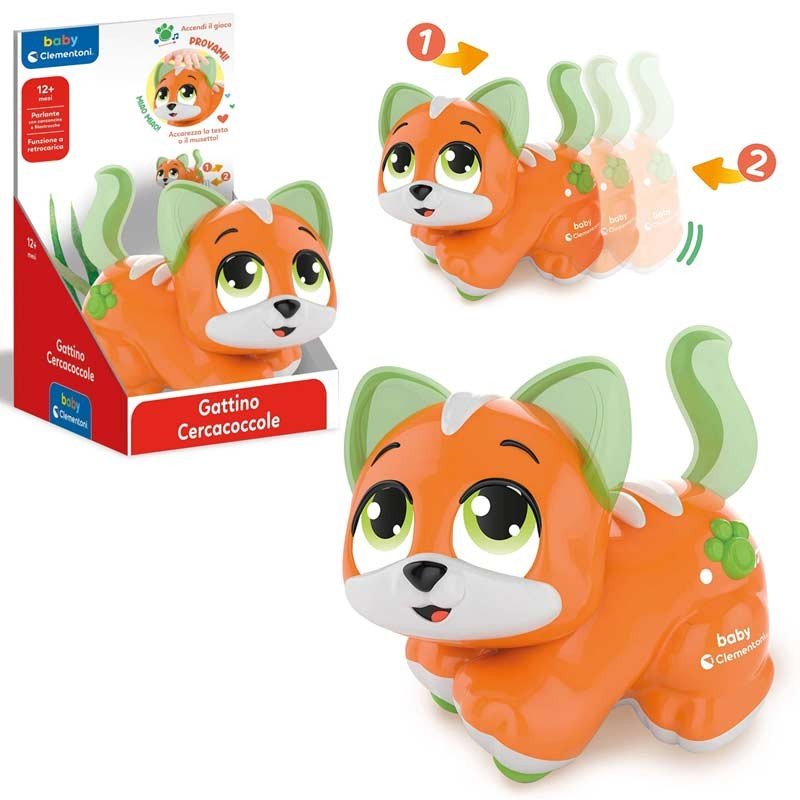 Clementoni Gattino Cercacoccole 17451 - 8005125174515 - DarSaGiocattoli