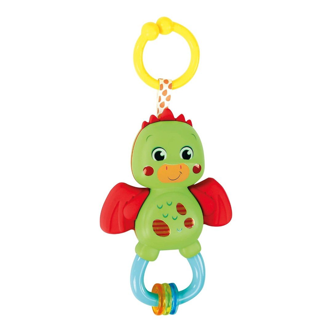 Clementoni Little Dragon Rattle Sonaglio Neonato 17779 - 8005125177790 - DarSaGiocattoli