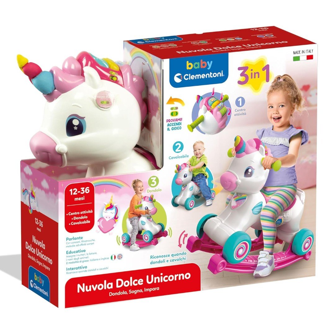 Clementoni Nuvola Dolce Unicorno 17855 - 8005125178551 - DarSaGiocattoli