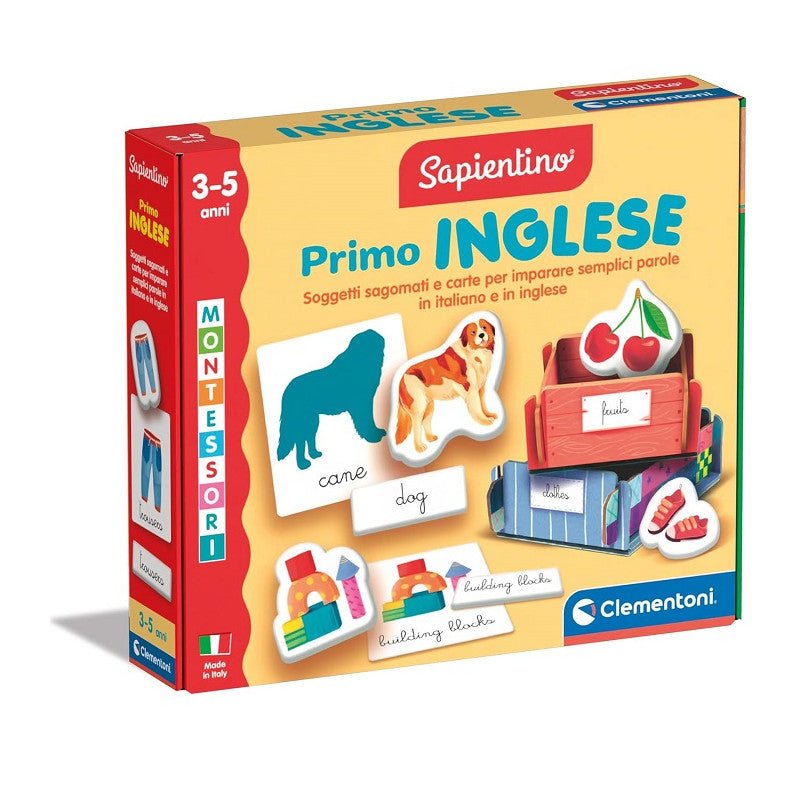Clementoni Sapientino Montessori Primo Inglese Gioco Educativo Bambini 3 - 5 Anni 16868 - 8005125168682 - DarSaGiocattoli