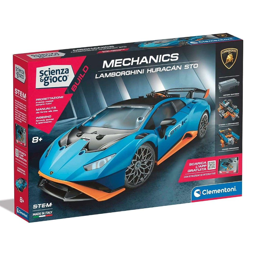 Clementoni - Scienza Build Huracán STO-Set Costruzioni Lamborghini - DarSaGiocattoli