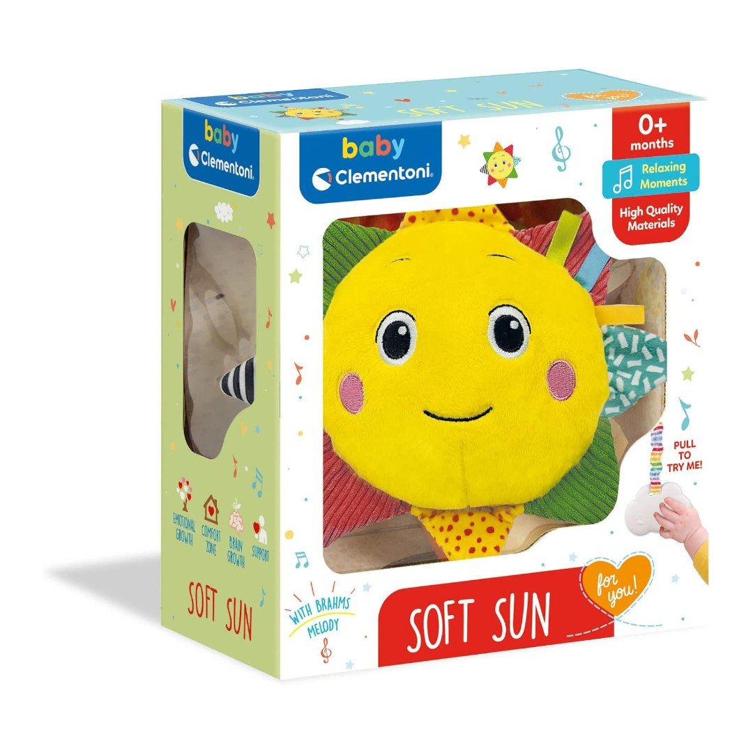 Clementoni Soft Sun Musicale Carillon Neonato 17795 - 8005125177950 - DarSaGiocattoli
