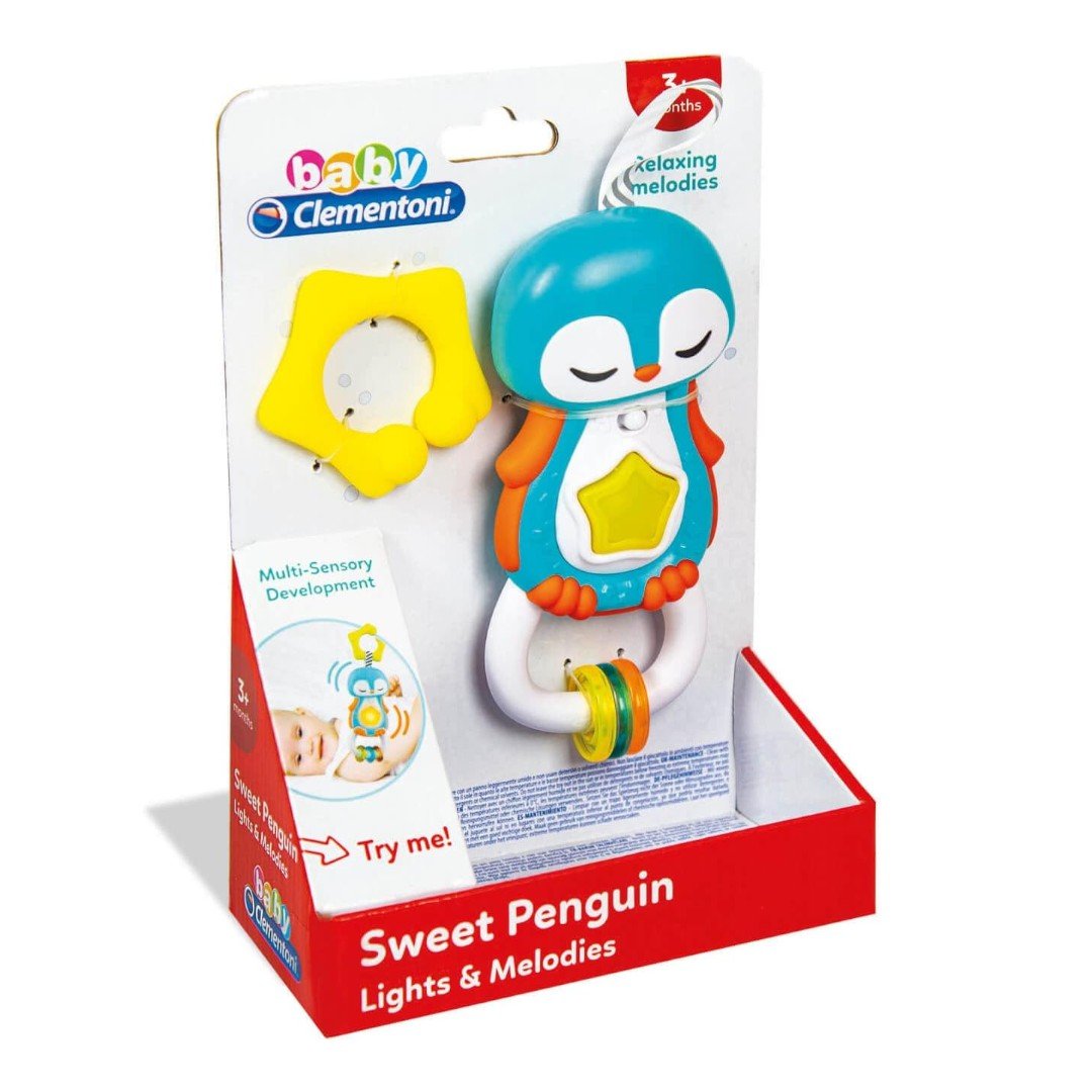 Clementoni Sonaglino Interattivo Pinguino 17331 - 8005125173310 - DarSaGiocattoli
