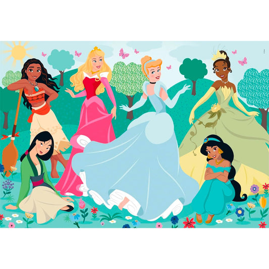 Clementoni Supercolor Puzzle Disney Princess 104 Pezzi 23767 - 8005125237678 - DarSaGiocattoli