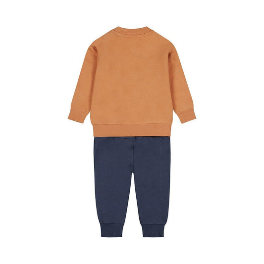 Dirkje Completo Neonato 2 Pezzi Maglione Cognac e Pantaloni Blu 56713 - 8720815515989 - DarSaGiocattoli