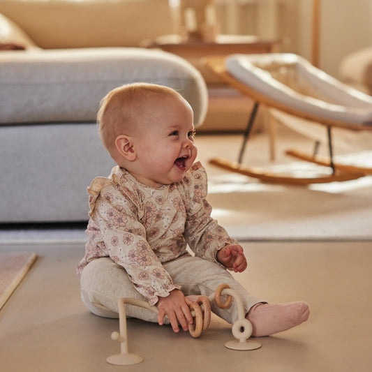 Dirkje T-Shirt Neonata a Maniche Lunghe Con Fiori O56319 - 8720815501180 - DarSaGiocattoli