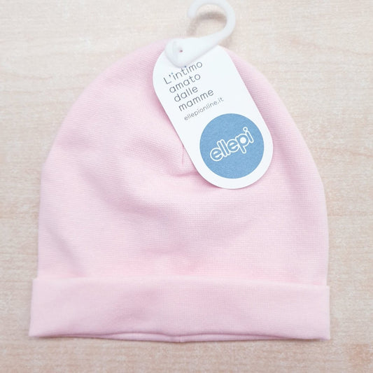 Ellepi Cappellino Neonato/a In Cotone Elasticizzato BH7653 - 80300358473115 - DarSaGiocattoli
