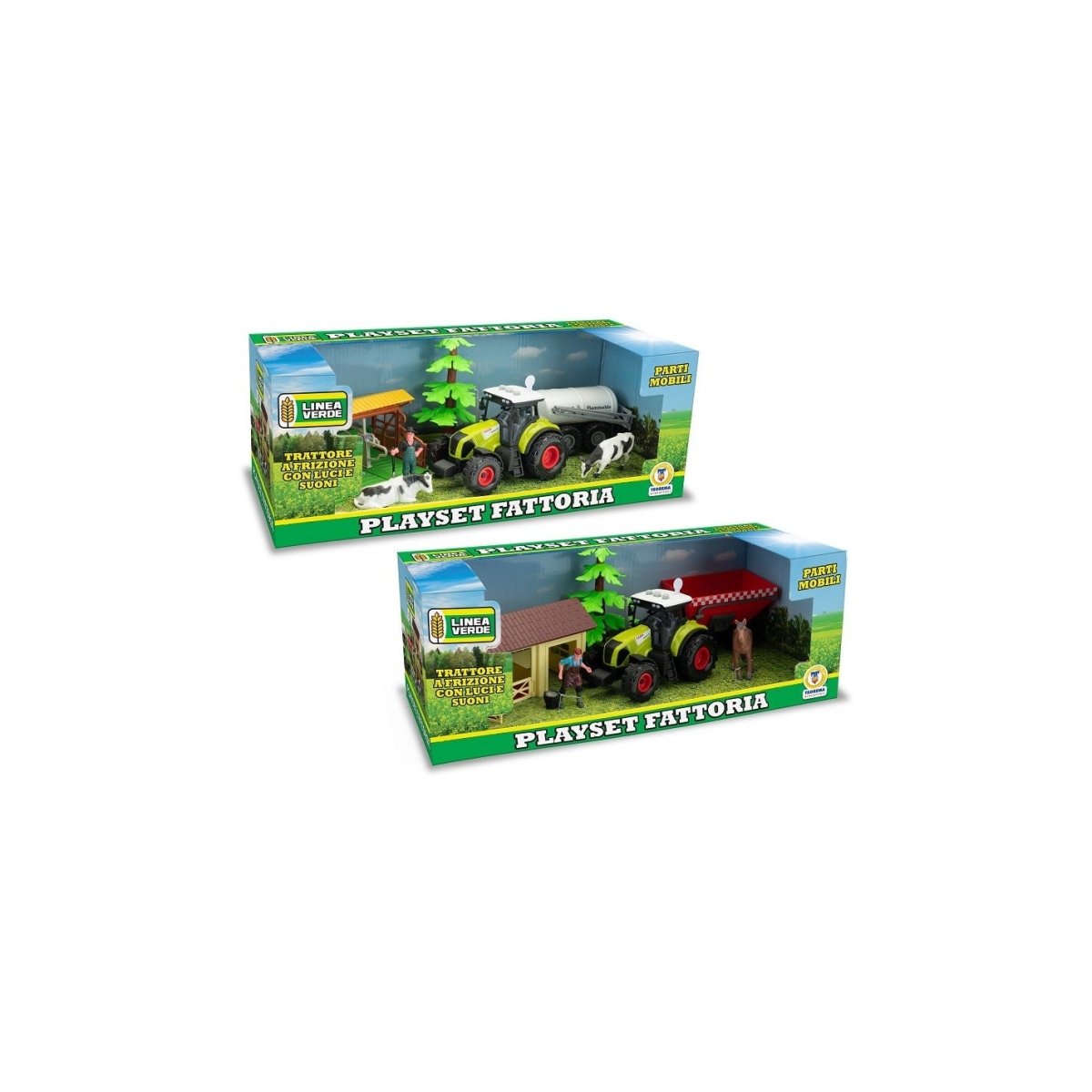 Fattoria Con Trattore e Stalla Modelli Assortiti Teorema 80553 - 8017967805533 - DarSaGiocattoli