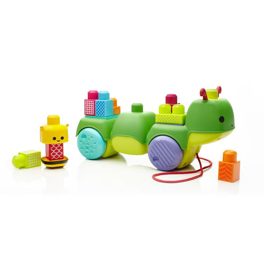 Fisher - Price Mega Bloks First Builders Tira Il Bruco CNG22 - 0065541380905 - DarSaGiocattoli
