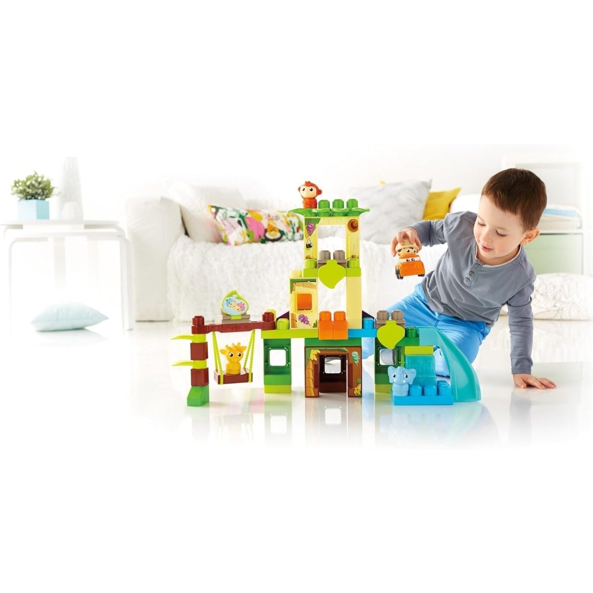 Fisher - Price Mega Bloks Set Costruzioni Il Safari DPJ58 - 0887961318210 - DarSaGiocattoli