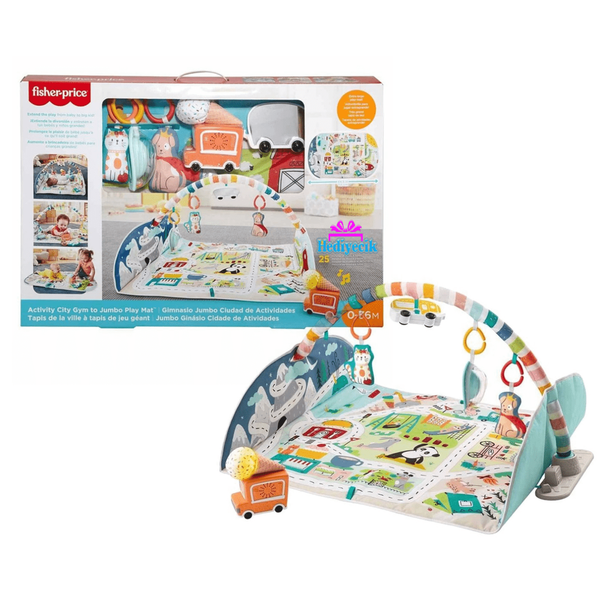 Fisher - Price Palestrina Gigante della Città 2 in 1 - 887961809527 - DarSaGiocattoli
