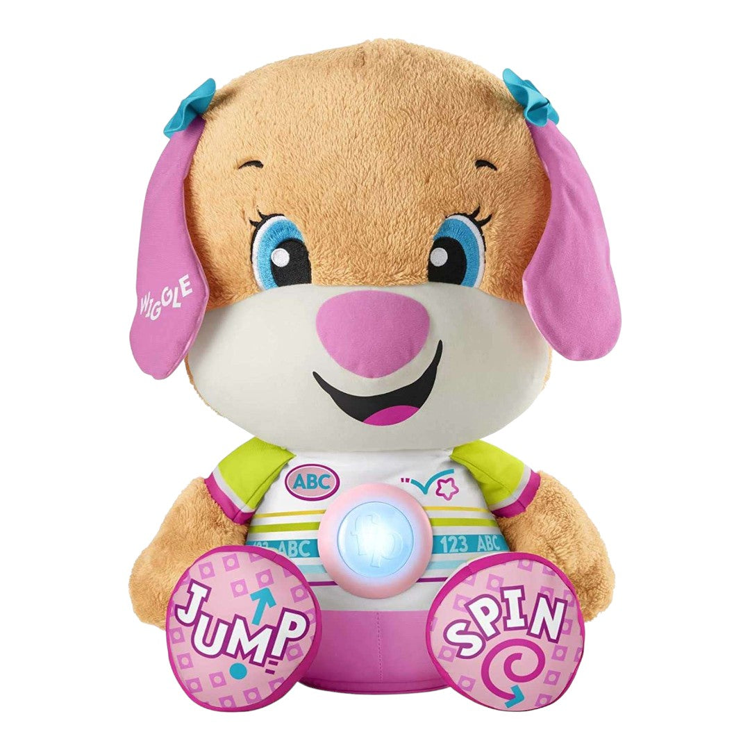 Fisher-Price - Sorellina di Cagnolino Gigante Grande Peluche Musicale - DarSaGiocattoli