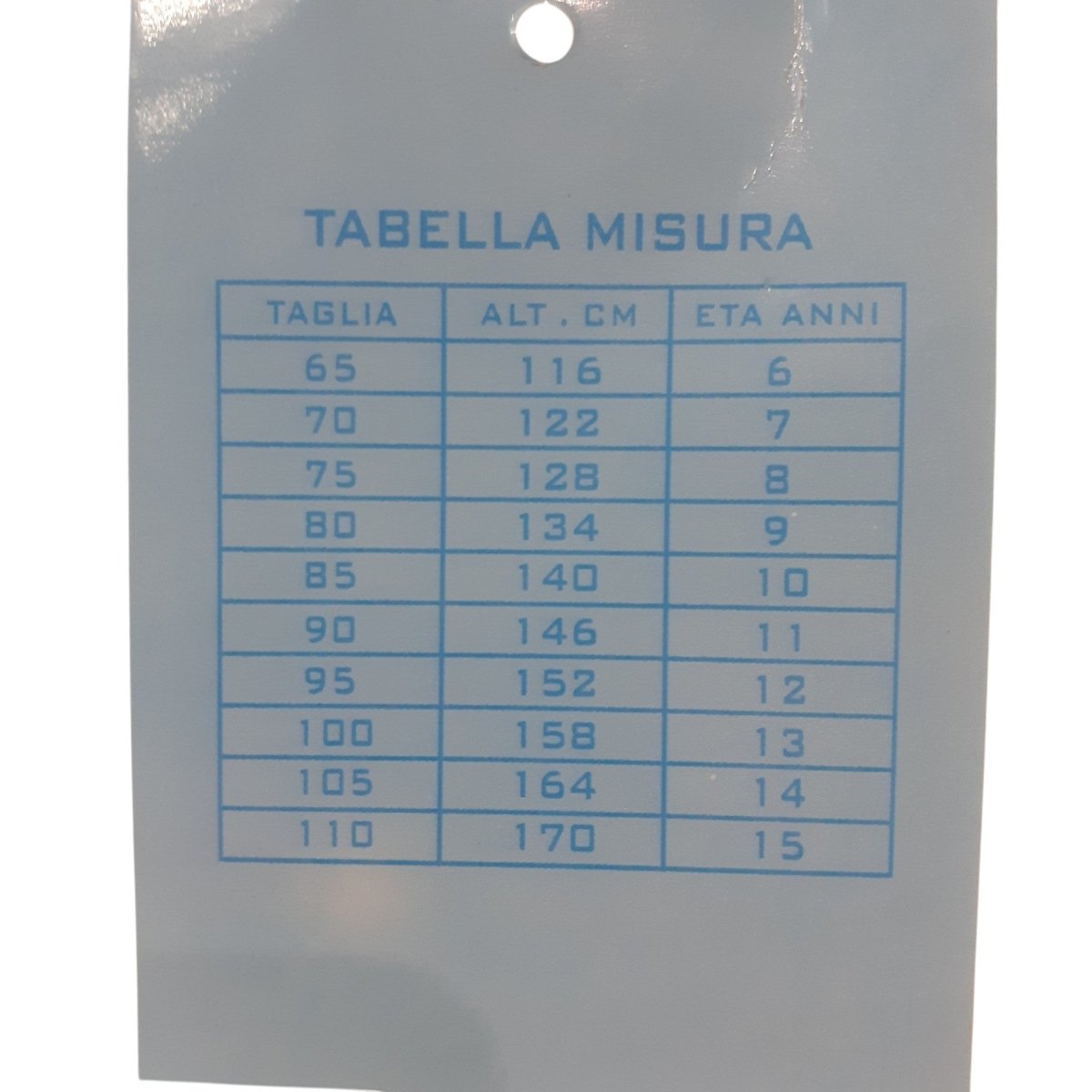 Grembiule Bambino Zip Blu Mono Star F-32040