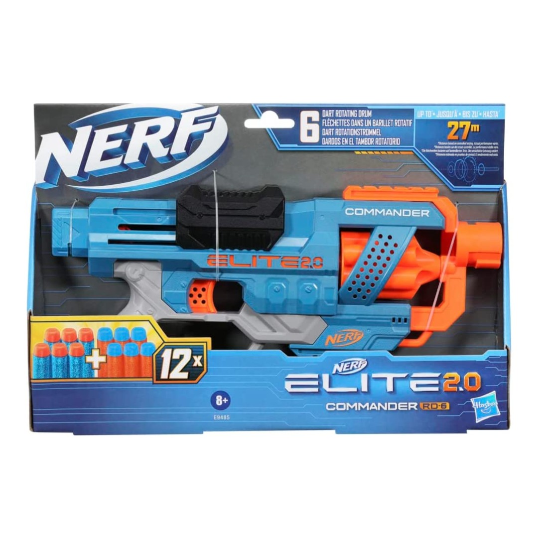 Hasbro Nerf Elite 2.0-Commander RD-6 - DarSaGiocattoli