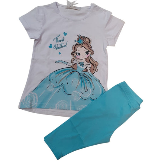 Hope Star Completo Bambina T-Shirt e Leggings GF2321 - DarSaGiocattoli