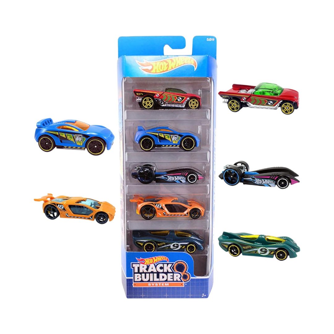 Hot Wheels 5 Veicoli DJG23 1806 - 0074299180606 - DarSaGiocattoli