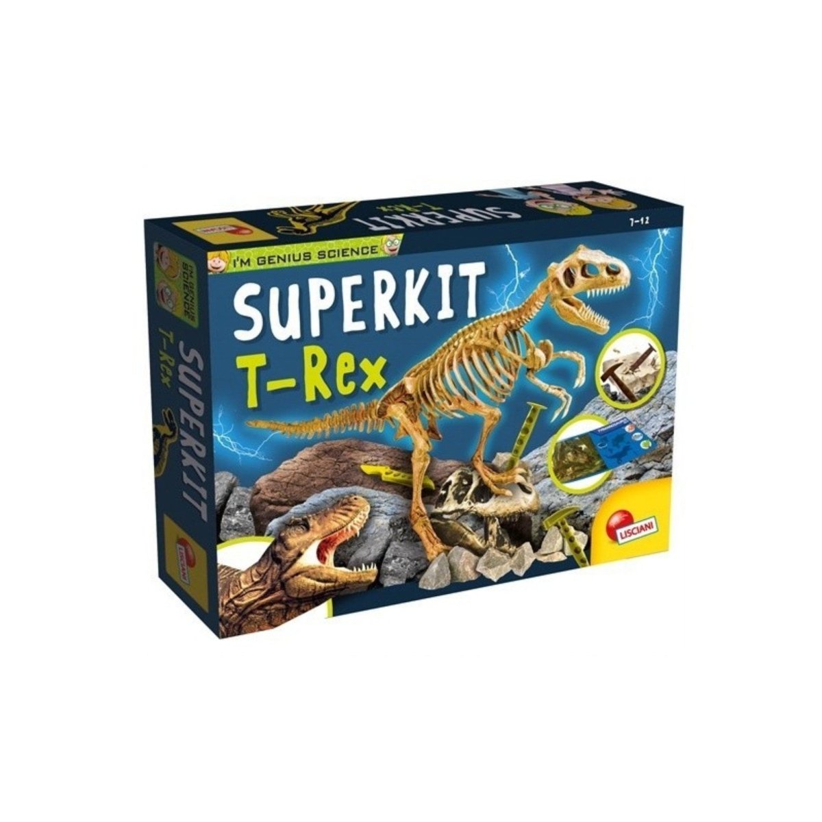I'm A Genius Super Kit T-Rex Lisciani 81103 Kit Scavo - 8008324081103 - DarSaGiocattoli