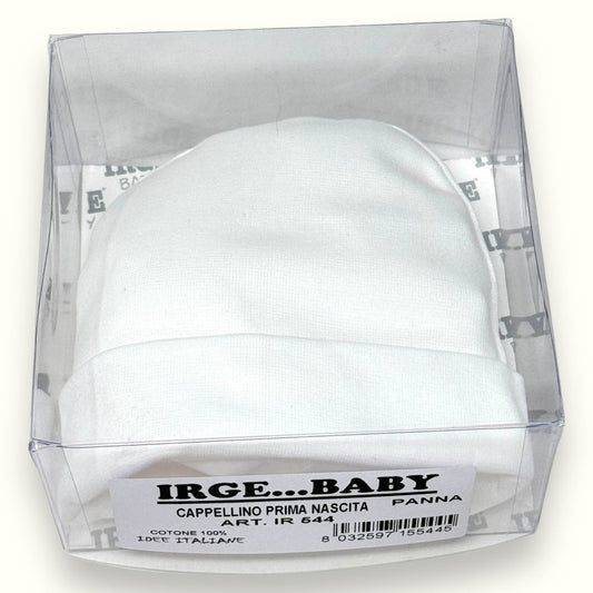 Irge Baby Cappellino Prima Nascita 100% Cotone IR544 - 8032597155445 - DarSaGiocattoli