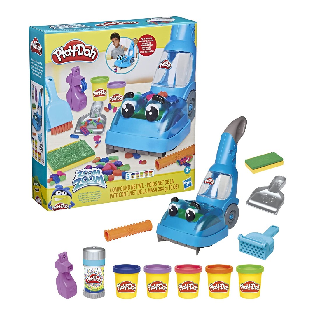 L'Aspiratutto di Play-Doh (PlayDoh) con 5 vasetti di Pasta da Modellare atossica - DarSaGiocattoli