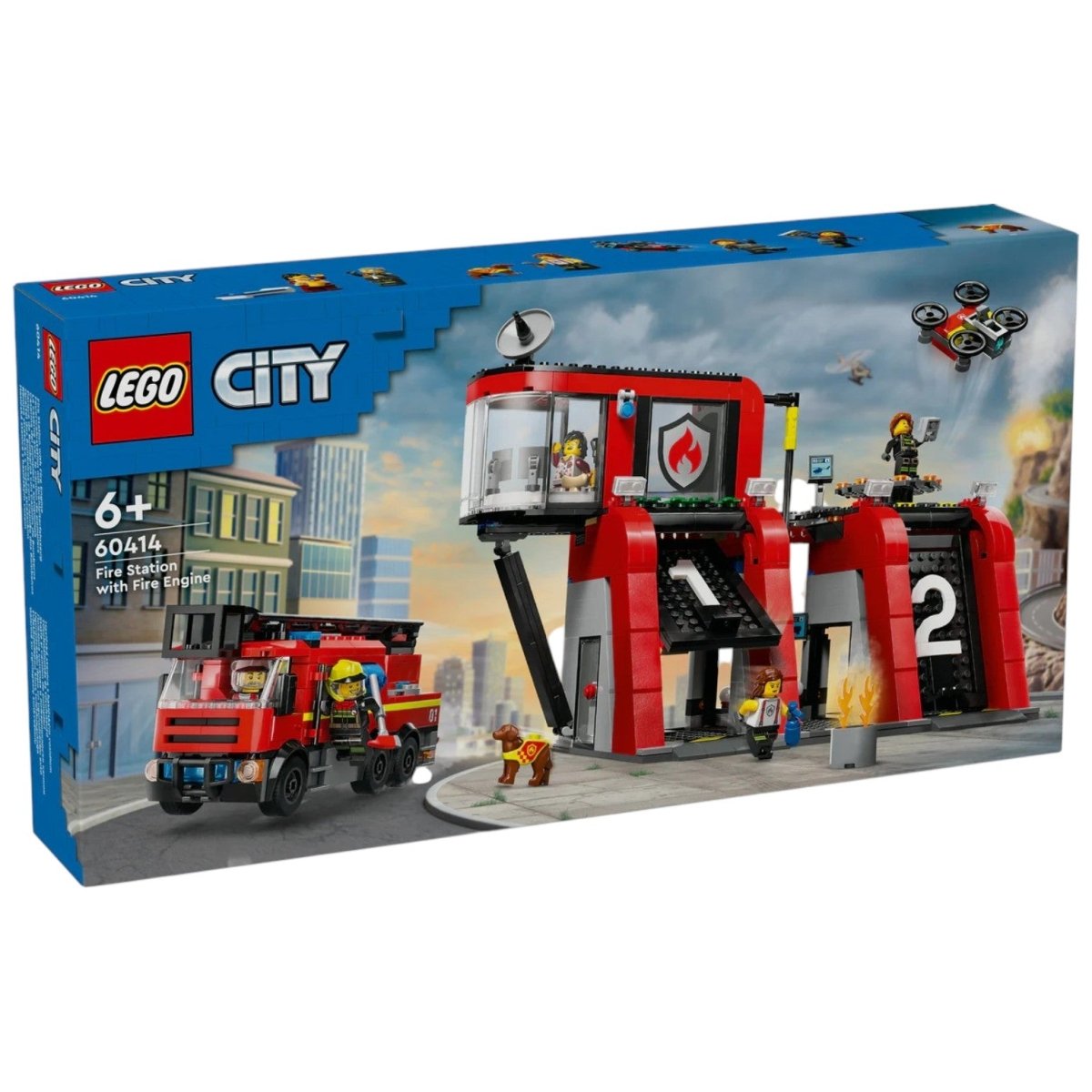 Lego City Caserma Dei Pompieri Autopompa 6+ Anni 60414 - 5702017582962 - DarSaGiocattoli