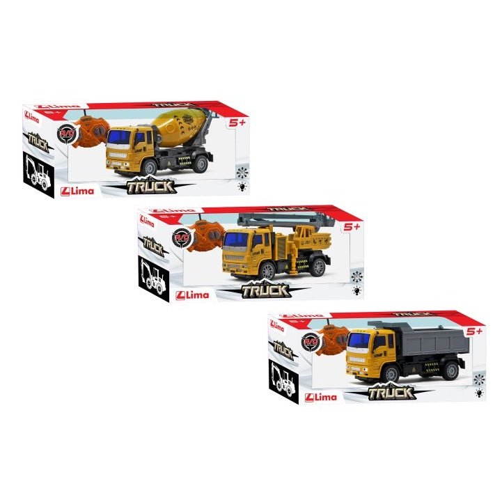 Lima Mezzi Cantiere Radiocomandati R/C Costruction Truck Assortiti HT015 - 0806891570581 - DarSaGiocattoli