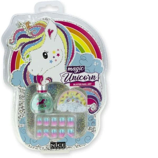 Magic Unicorn Nail Art Blister Decora Unghie Adesivi e Smalto Nice 2806 - 8056779028068 - DarSaGiocattoli