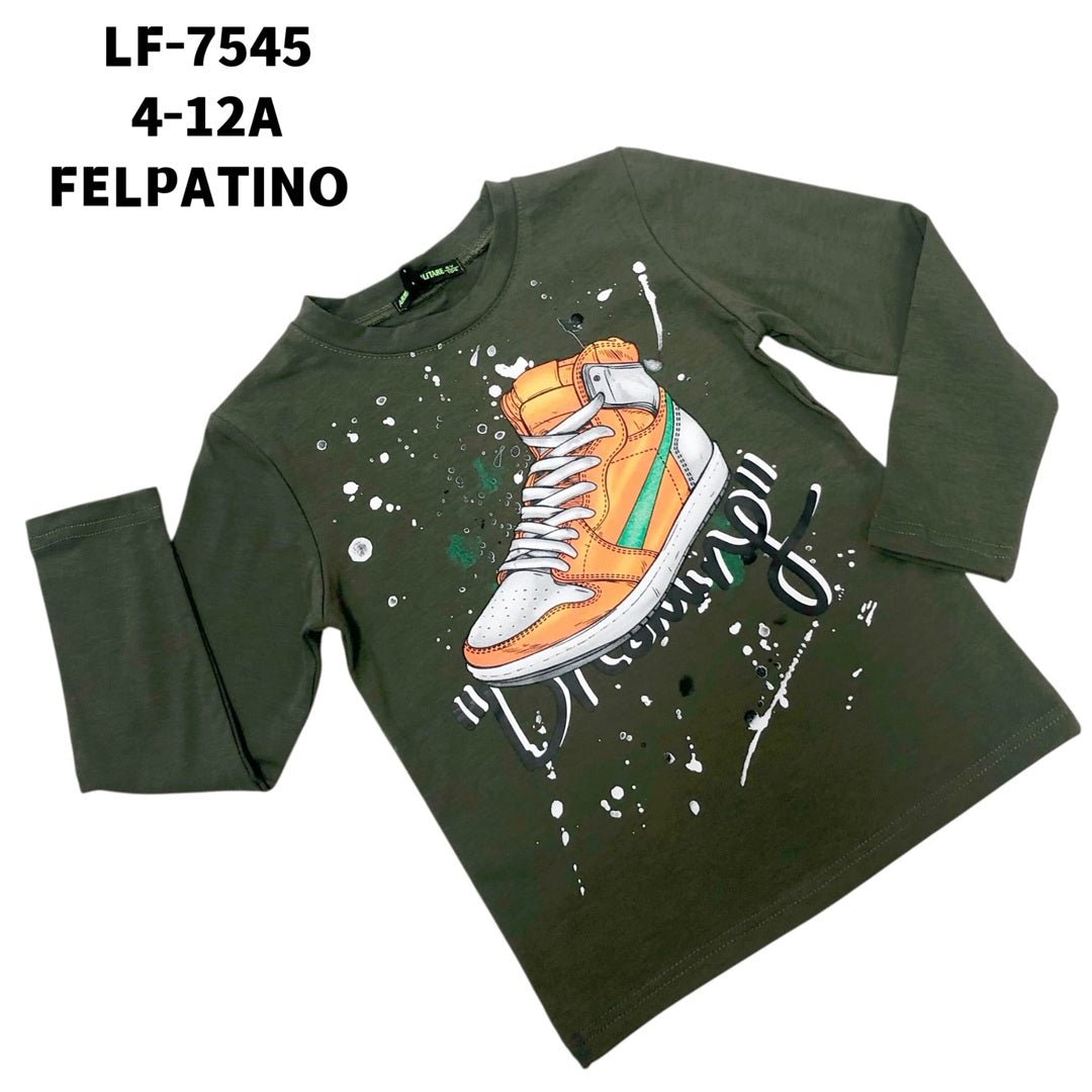 Maglietta Bambino a Maniche Lunghe Armata Militare LF - 7545 - - DarSaGiocattoli