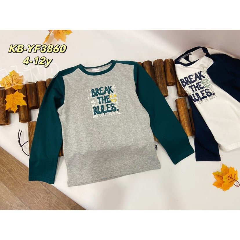 Maglietta Bambino a Maniche Lunghe Ativo KB - YF3860 - - DarSaGiocattoli