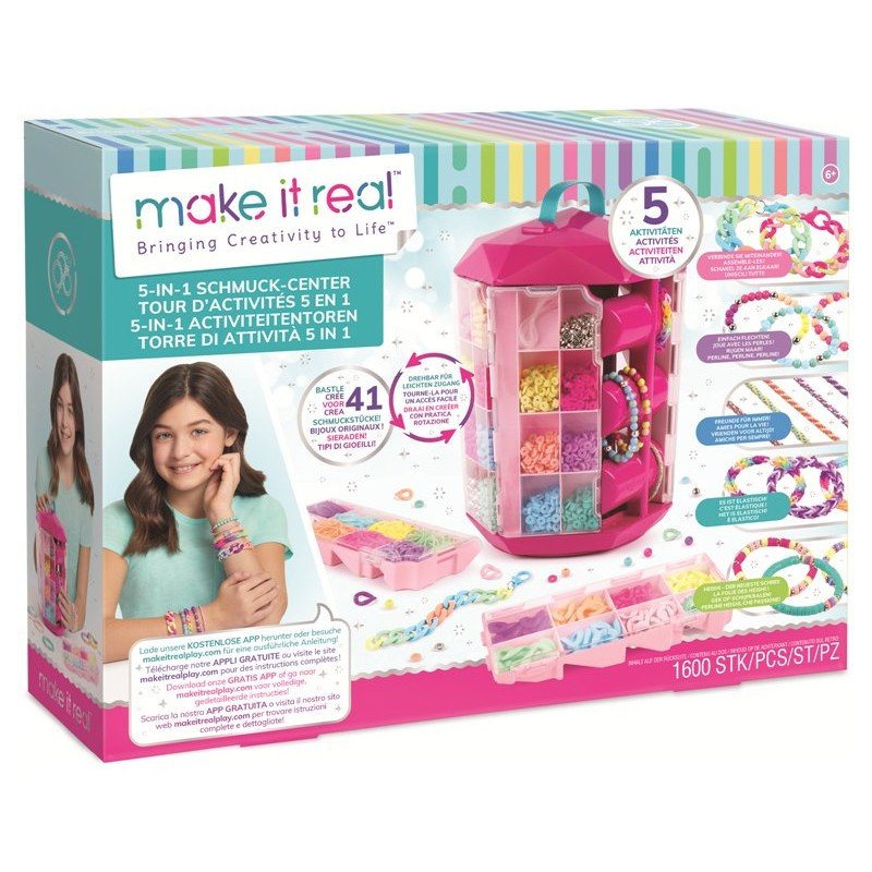 Make It Real Torre Dei Gioelli Attività 5 In 1 1754 - 0695929017545 - DarSaGiocattoli