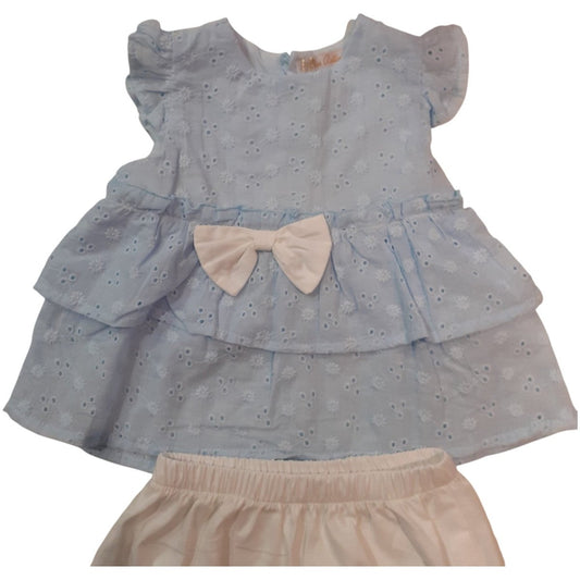 Miss Bellina Set 2 Pezzi Bambina Vestito Con Pantalocini XNA - 3607 - DarSaGiocattoli