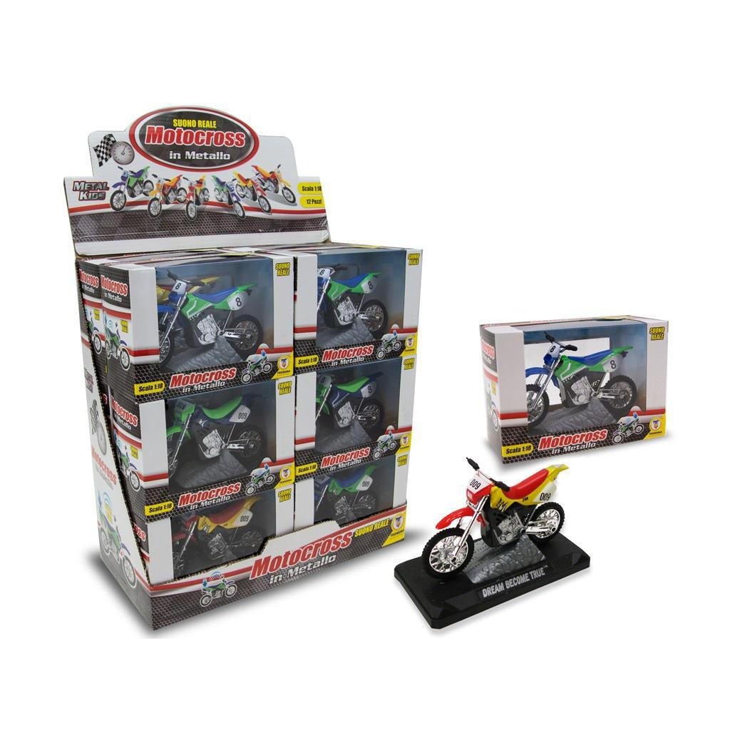 MotoCross Moto Cross In Metallo Metal Kids Teorema EXP012 Modelli Assortiti - 8017967909964 - DarSaGiocattoli