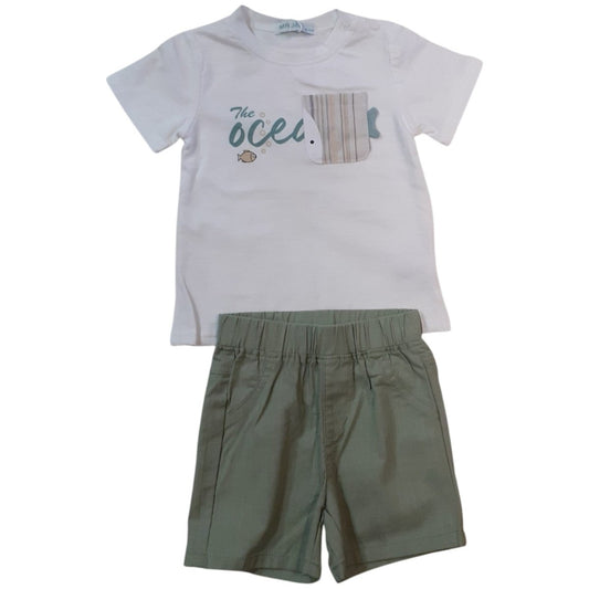Mr Jek Completo Bambino 2 Pezzi Maglietta e Pantaloncini JA - 2465 - DarSaGiocattoli