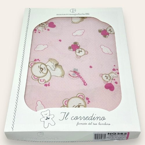 Nazareno Gabrielli Baby Copertina Lettino Piquet Cotone Ng362 - 8058258634432 - DarSaGiocattoli