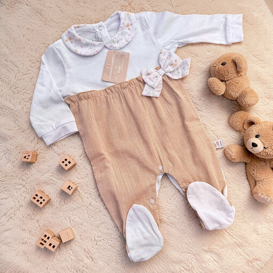 Nazareno Gabrielli Tutina Neonata Femminuccia In Jersey Cotone NG3530 - 8052960207885 - DarSaGiocattoli