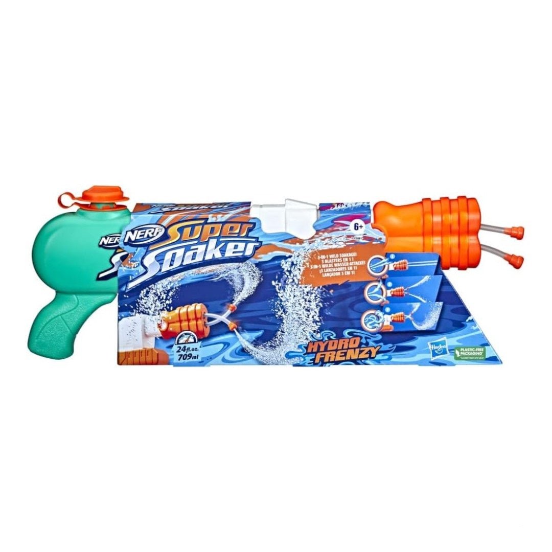 Nerf Super Soaker Hydro Frenzy Water Blaster F3891 - 5010993967780 - DarSaGiocattoli
