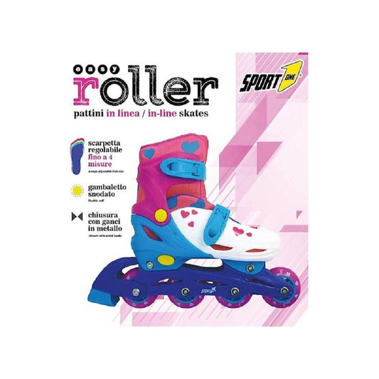 Pattini In Linea Easy Roller Rosa Misura 31 - 34 Mondelli 707400036 - 8003029306339 - DarSaGiocattoli