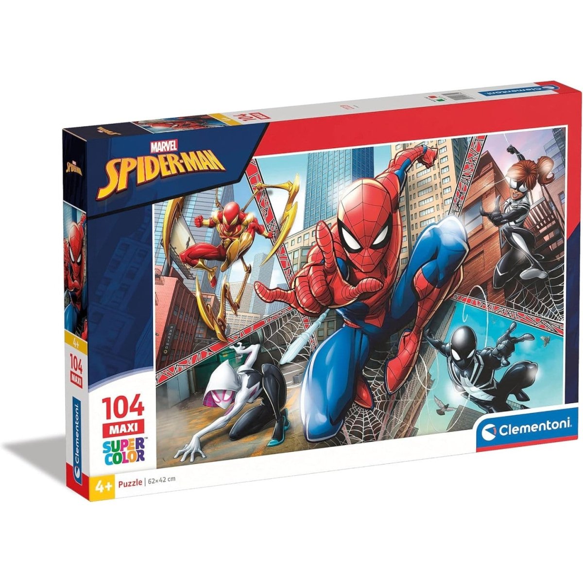 Puzzle 104 Pezzi Super Spider-Man Clementoni 25014 - 8005125250141 - DarSaGiocattoli