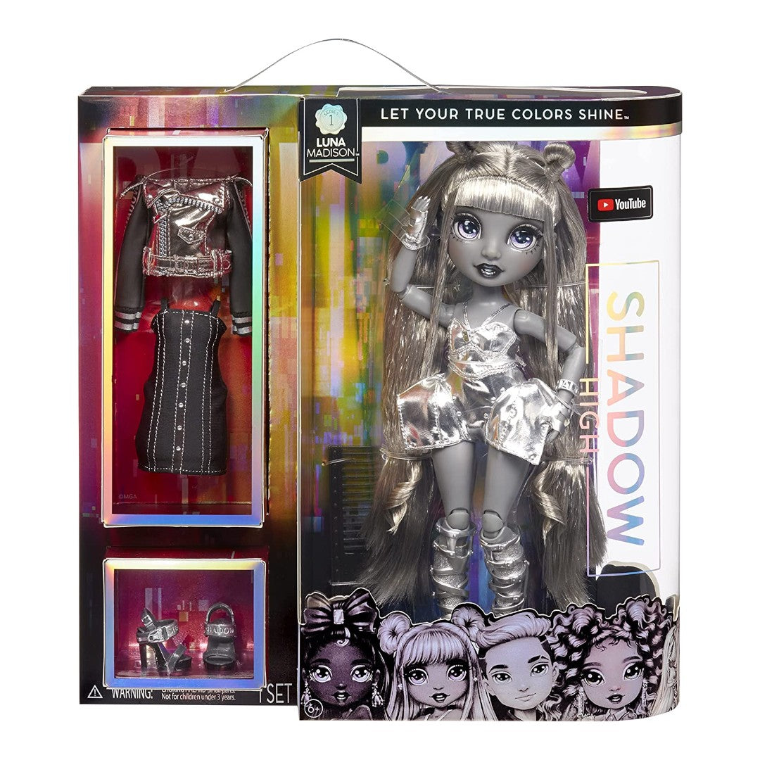 Rainbow High Serie Shadow High - LUNA MADISON - DarSaGiocattoli